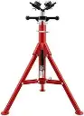 V HEAD PIPE STAND WITH BALL TRANSFER HEAD
